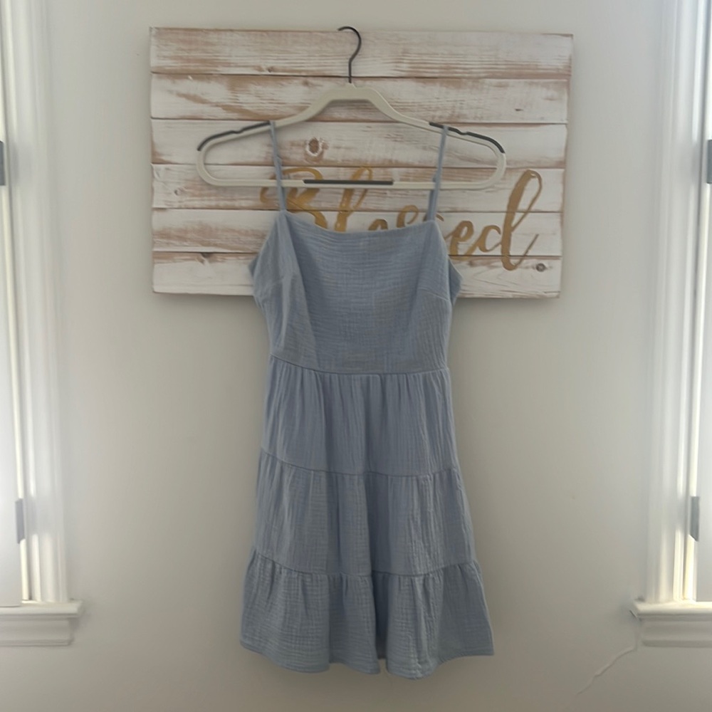 Altard State baby blue mini dress in a size extra small.